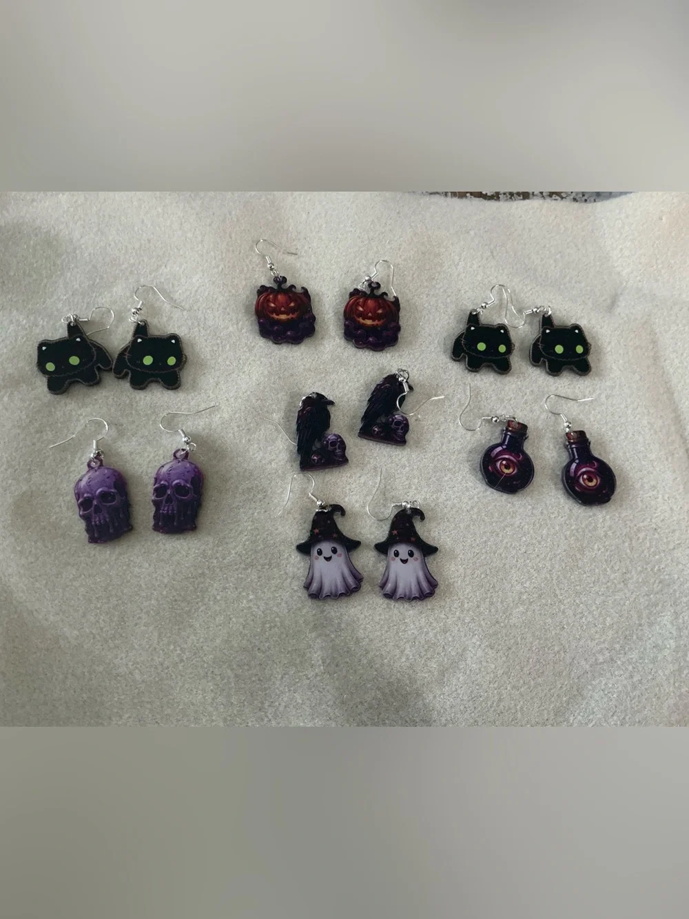 Halloween Kids Earrings Set - set of 7!